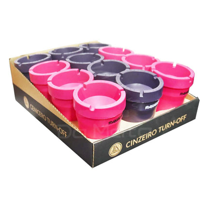 Caixa de Cinzeiro Turn Off Squadafum Colorido