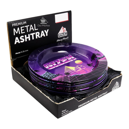 Caixa de Cinzeiro Gizeh Metal Retrô