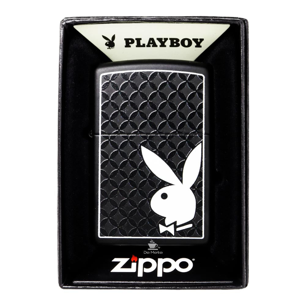 Isqueiro Zippo Play Boy Matte Black 29578