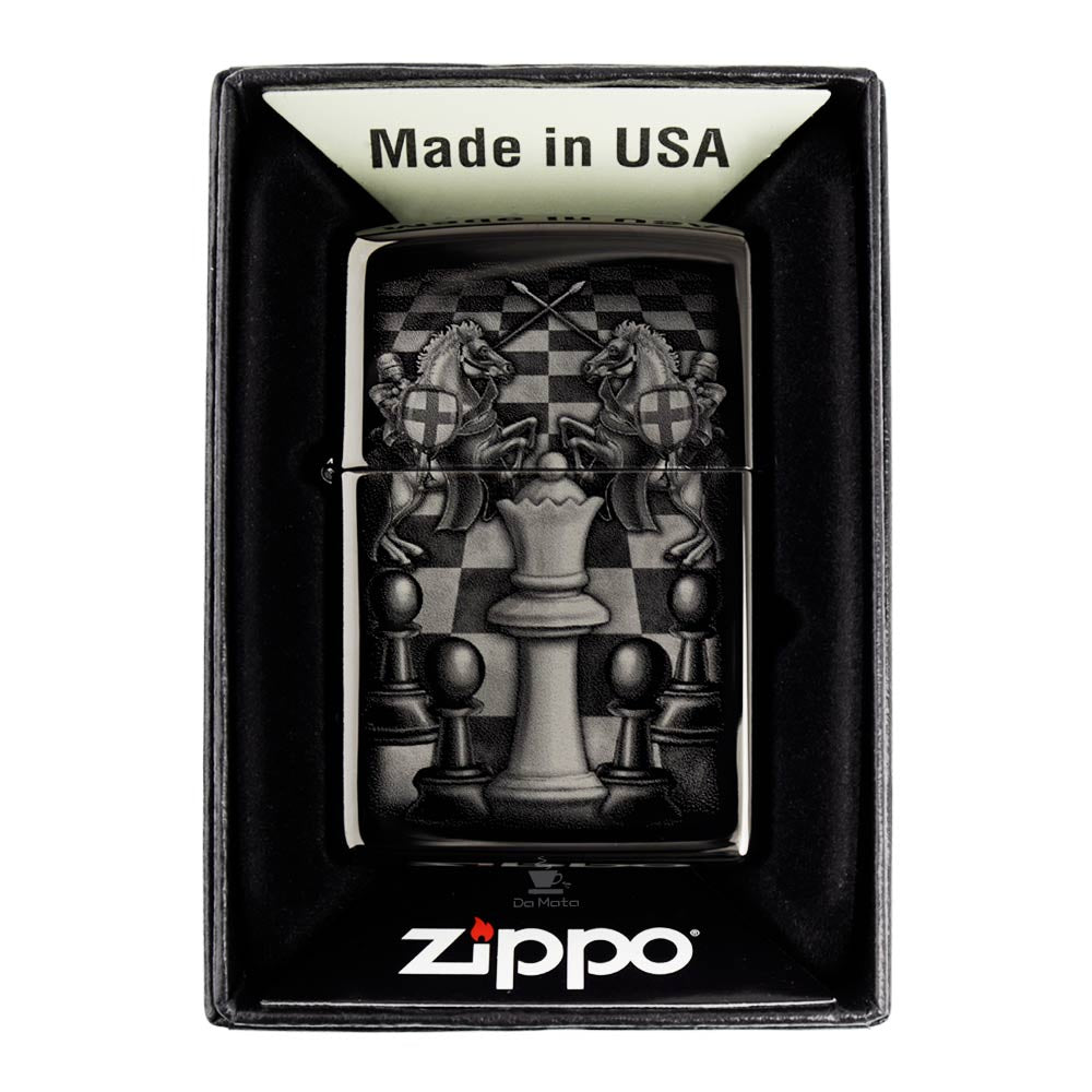 Isqueiro Zippo Chess Design 48762