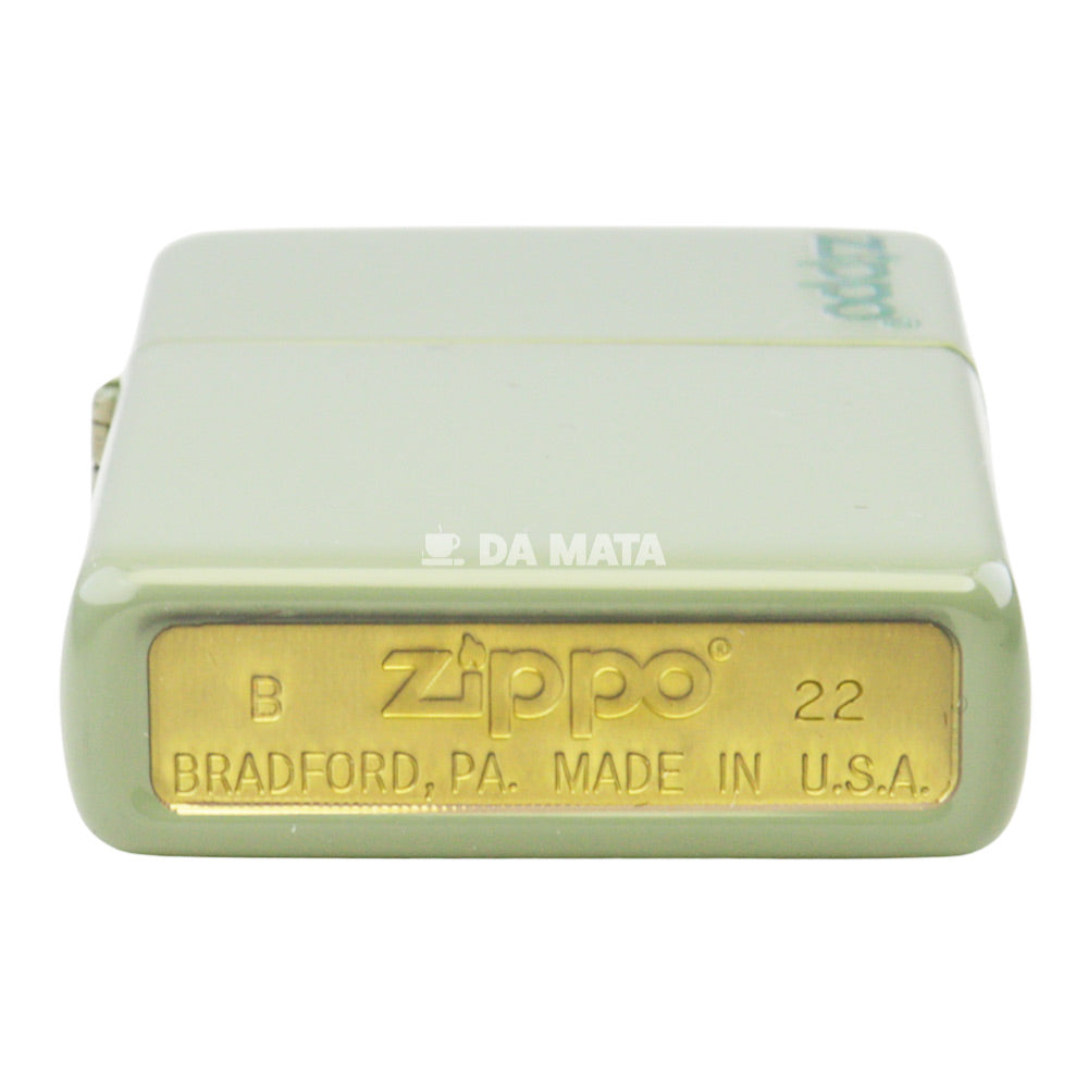 Isqueiro Zippo Sage  Green Matte Logo 49843