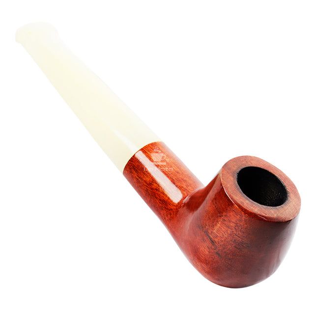 Cachimbo Elite II Reto C/ Piteira de Acrílico Pequeno