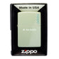 Isqueiro Zippo Sage  Green Matte Logo 49843