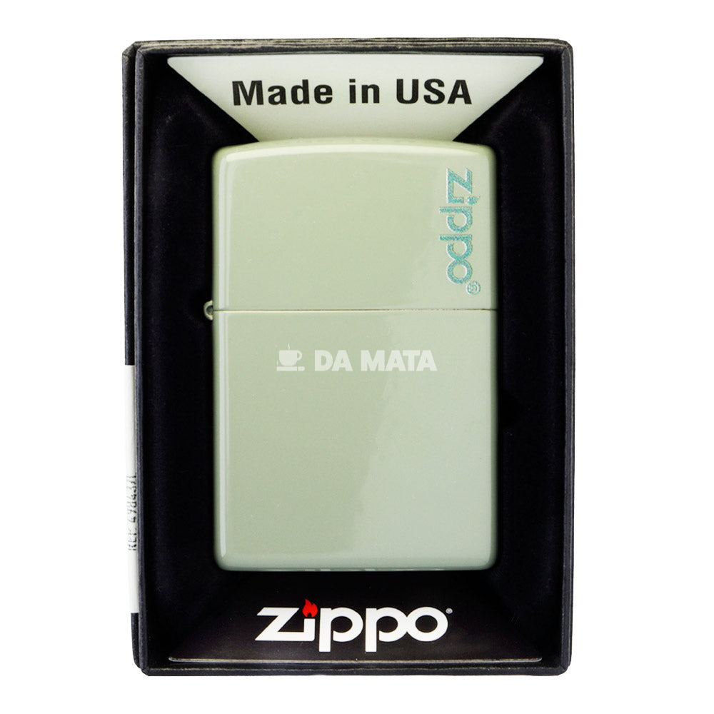 Isqueiro Zippo Sage  Green Matte Logo 49843