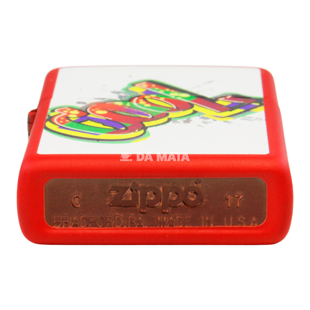 Isqueiro Zippo Cool Graffiti Red Matte 3523